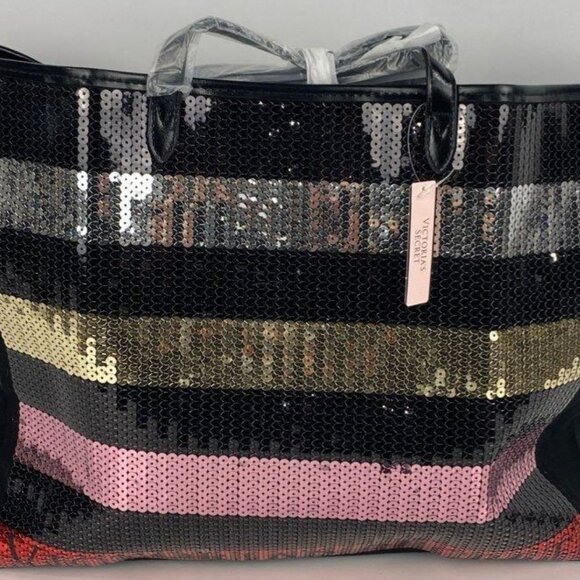 Victoria's Secret Handbags - NWT VICTORIA’S SECRET SEQUIN TOTE BUNDLE